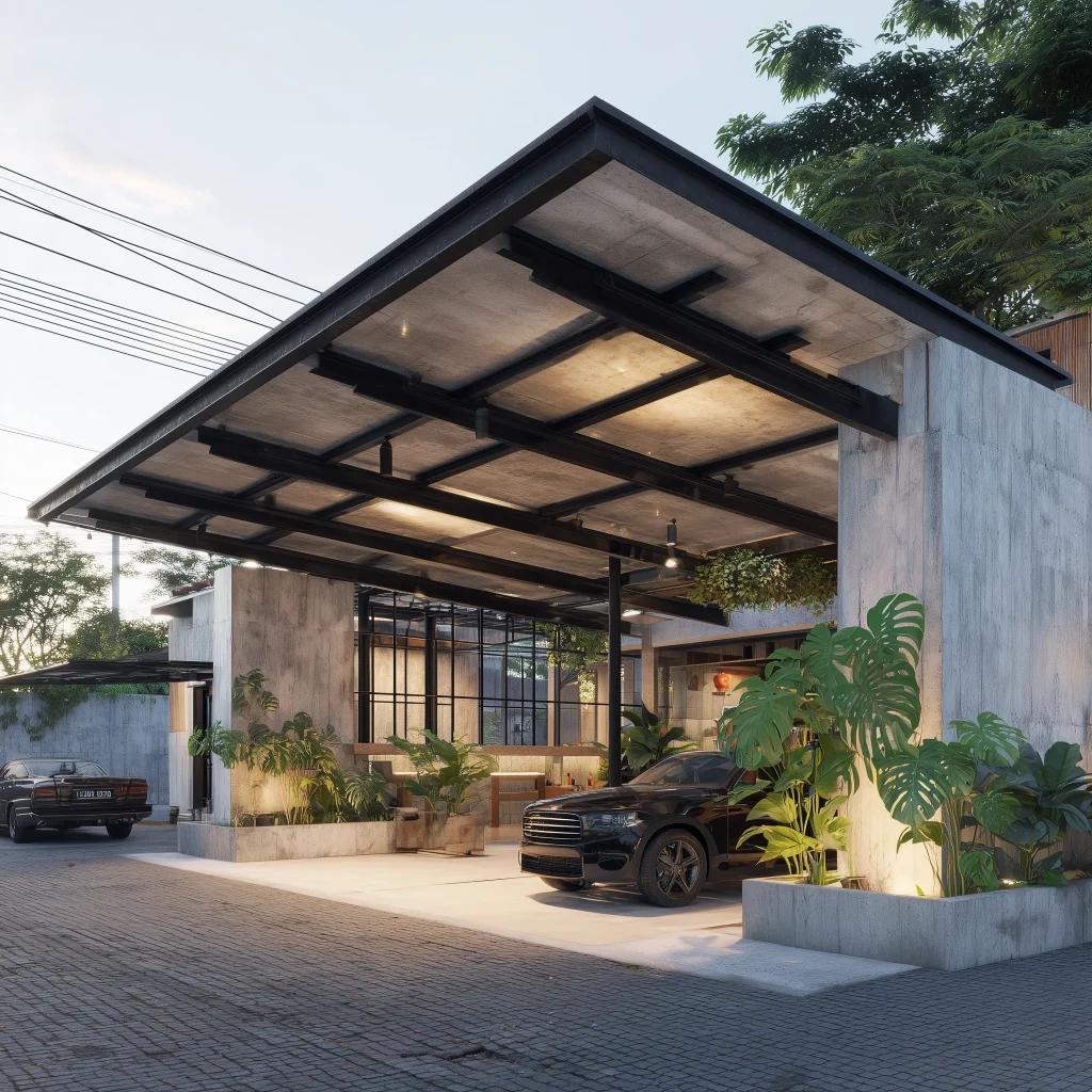 Kanopi Beton & Metal