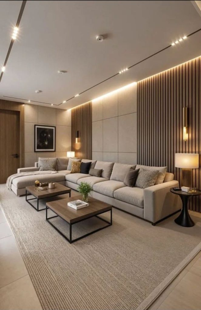 Plafon ruang tamu elegan