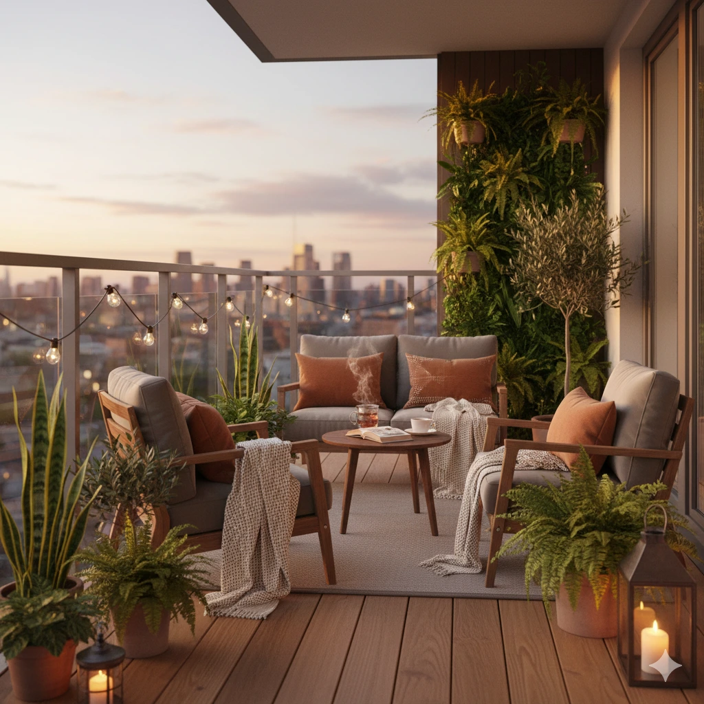 Cozy Balcony : Sudut Santai di Lantai Atas untuk Pelarian Sejenak dari Rutinitas