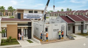 rumah modular risha