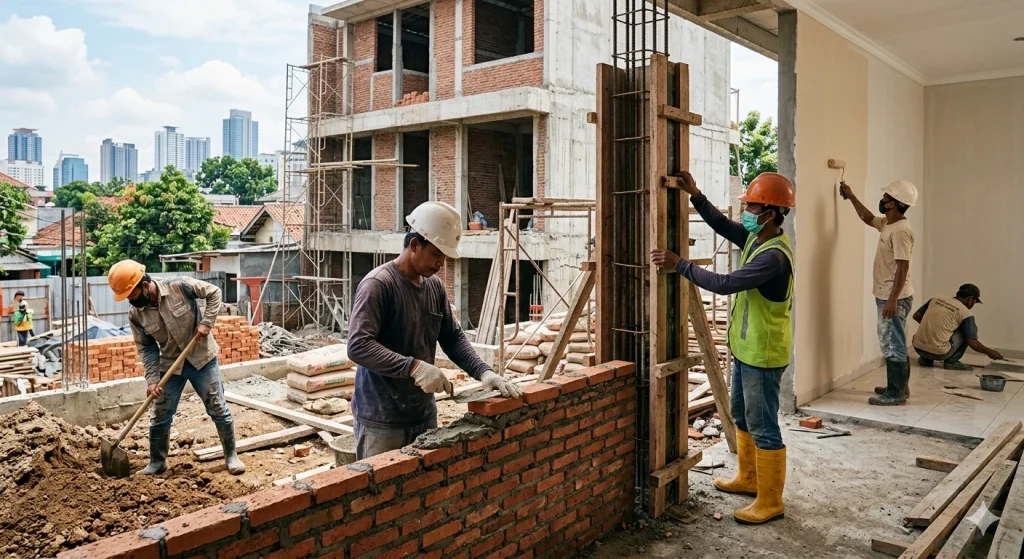 Standar Gaji Tukang Bangunan Jabodetabek : Dari Tukang Gali hingga Tukang Finishing