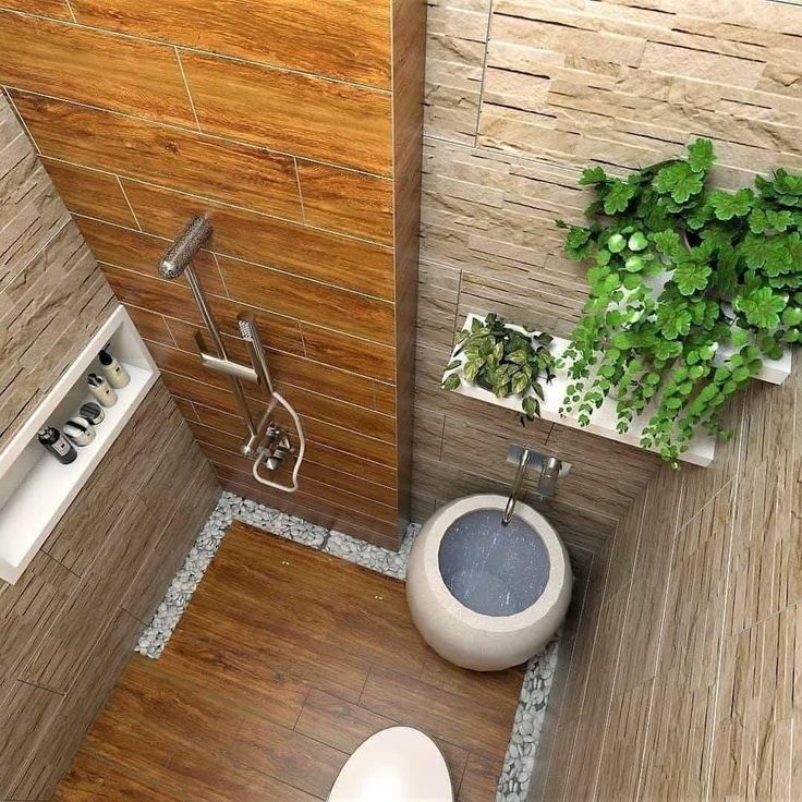 dinding keramik kamar mandi model natural