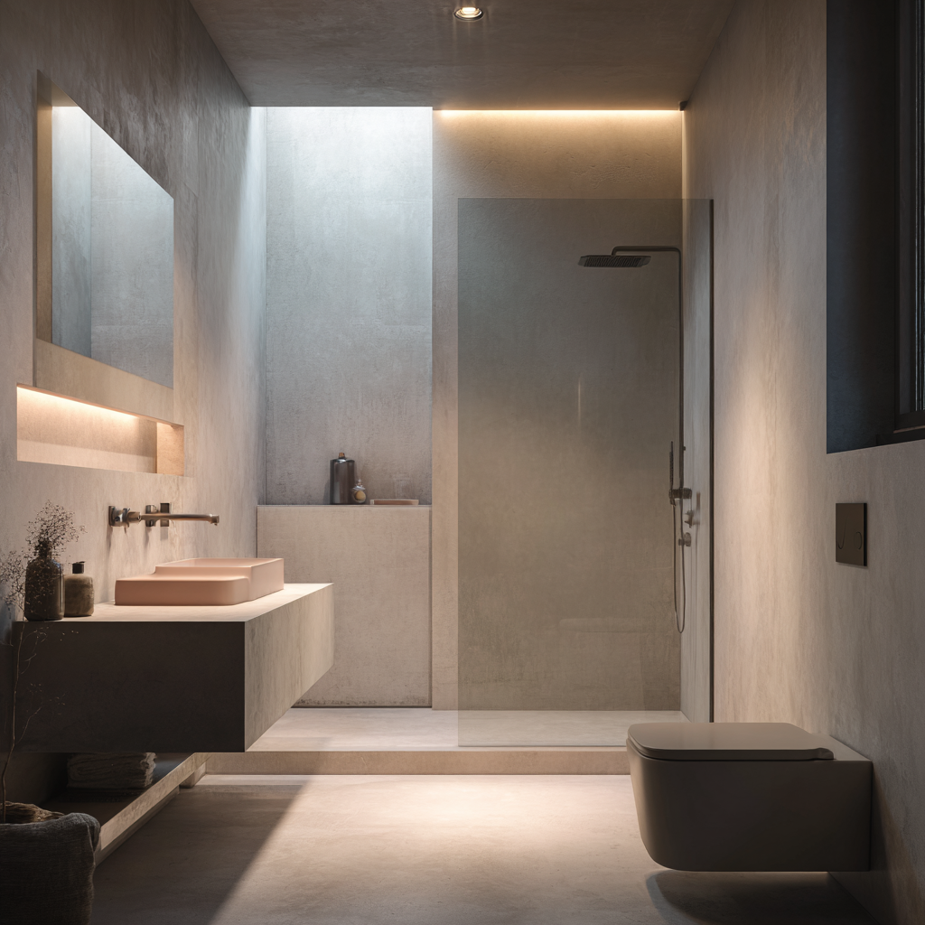 Desain Kamar Mandi Minimalist