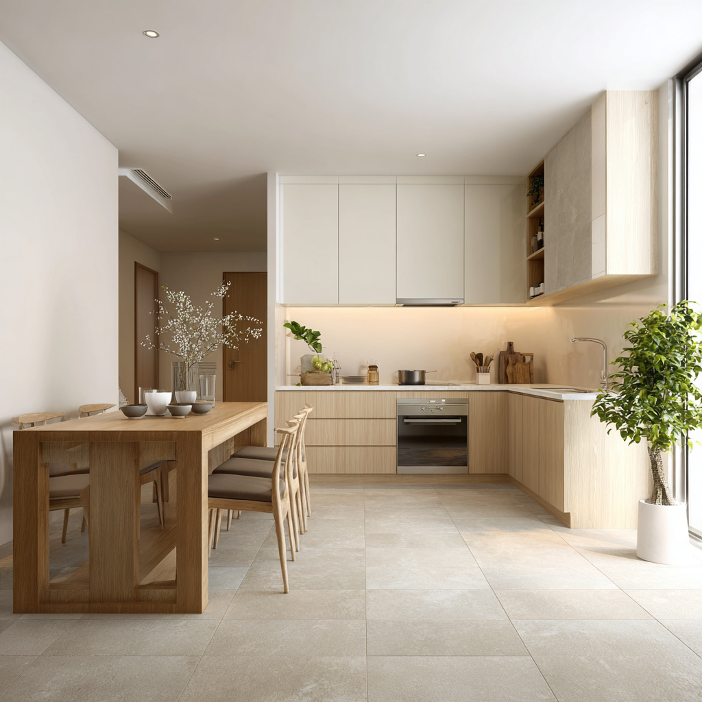 Desain Dapur Tropis