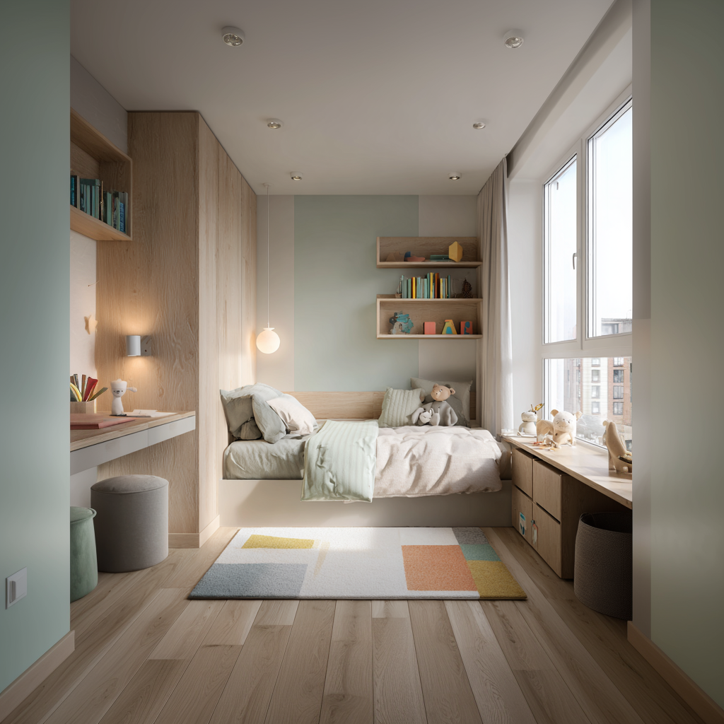 Desain Kamar Anak Rumah Modern Minimalist