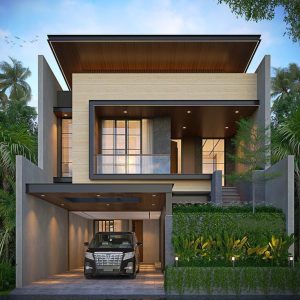desain rumah tropis