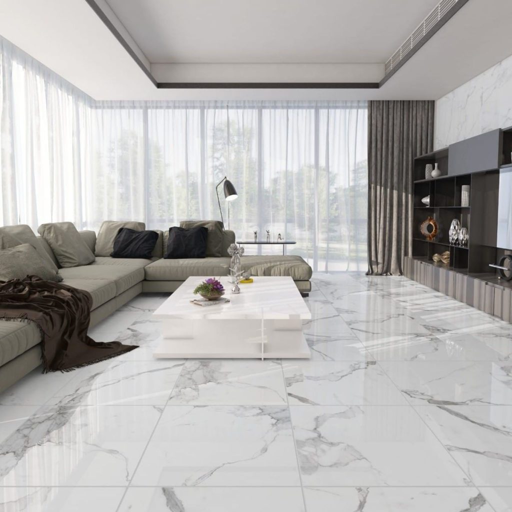 granit lantai motif marmer untuk ruang tamu