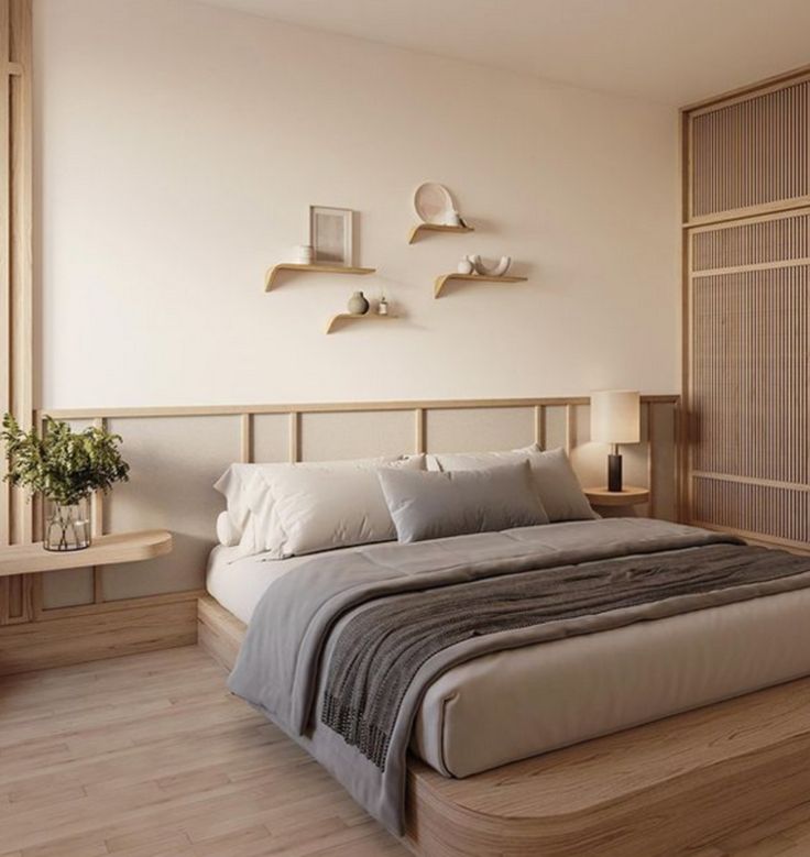 desain kamar tidur japandi