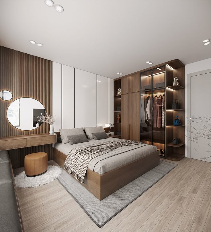 desain kamar tidur modern
