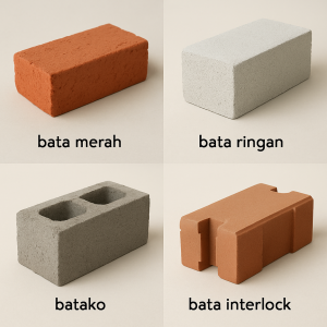 bata bahan bangunan