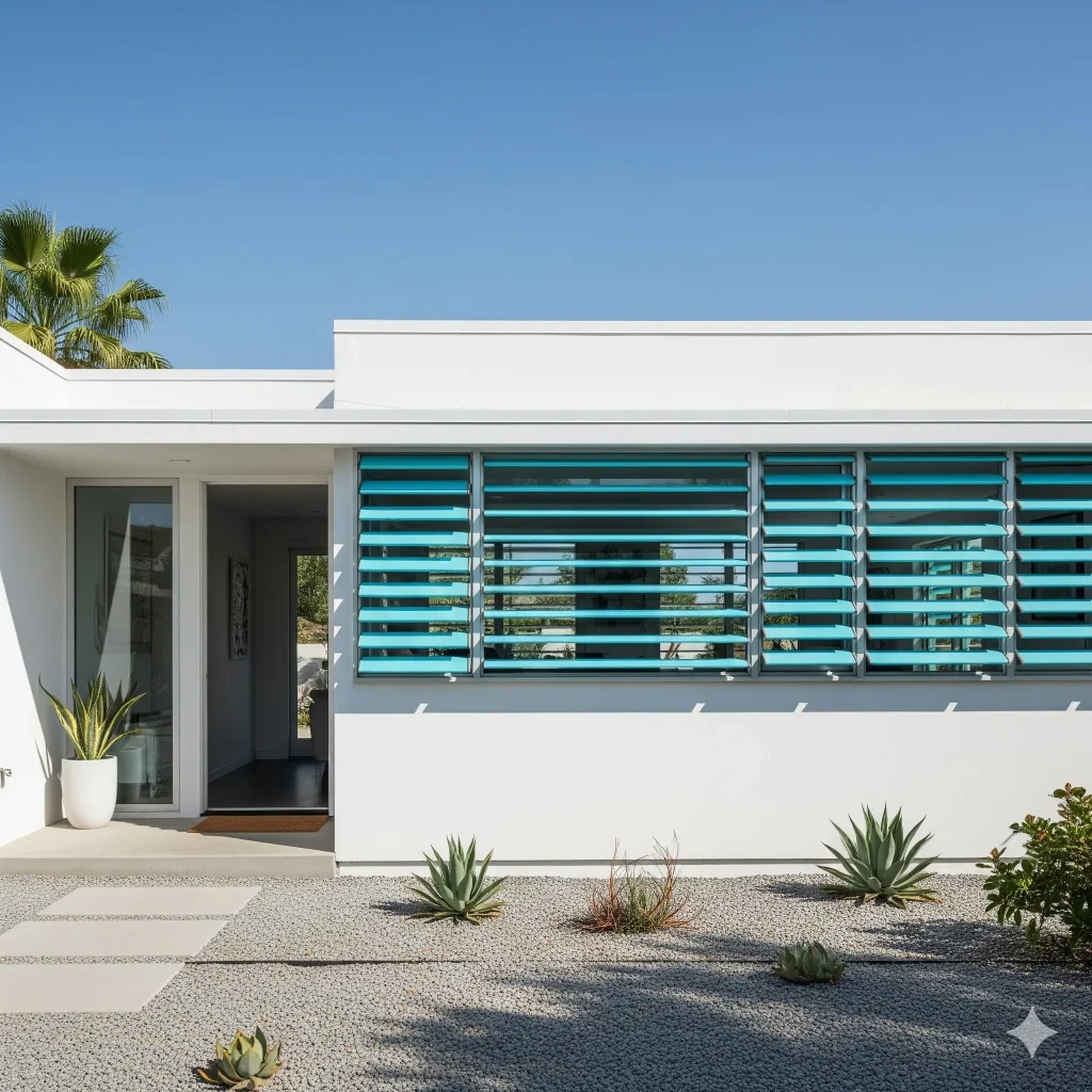 jendela jalusi menggunakan kaca nako