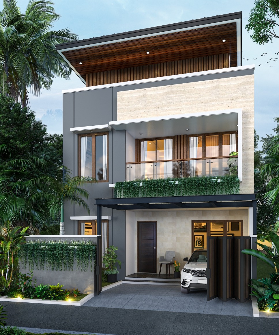 Desain Rumah Modern Mr. A