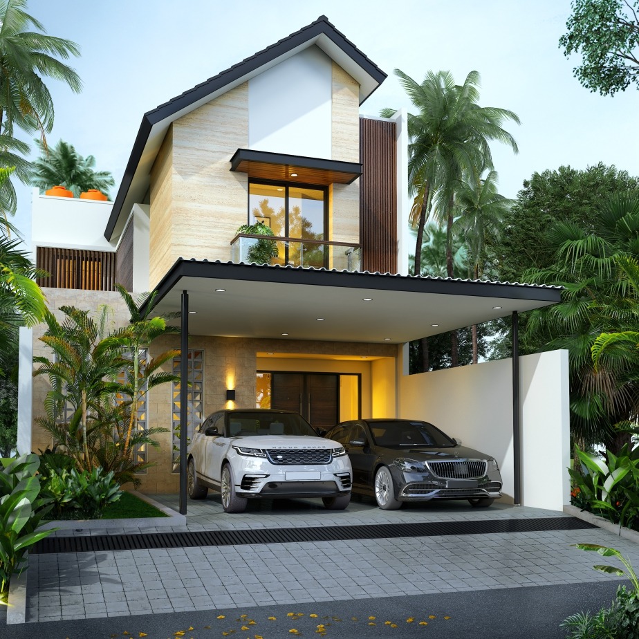 Desain Rumah Tropis Mrs. I