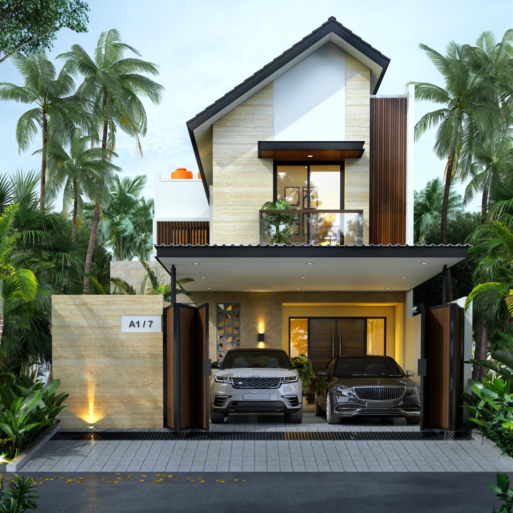 Desain Rumah Tropis Mrs. I