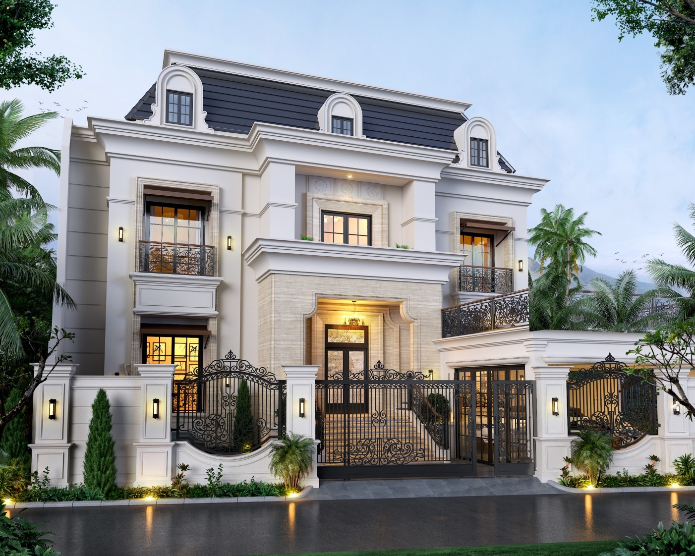 Desain Rumah Mediterania Mrs. D