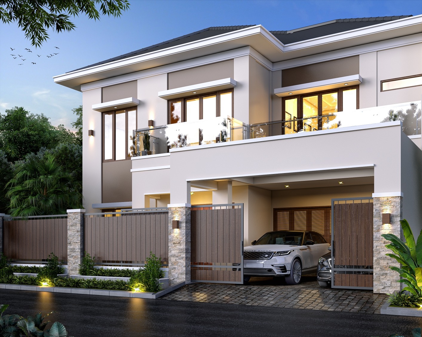 Desain Rumah Tropis Mr. Y