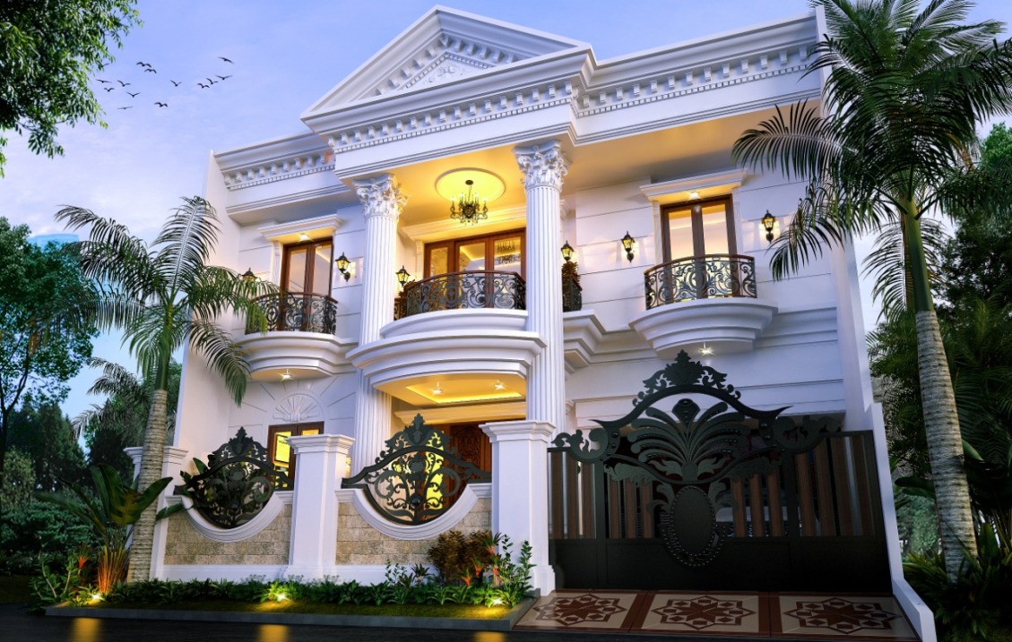 Desain Rumah Klasik Mr. R