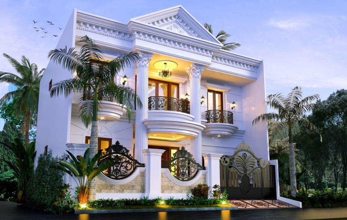 Desain Rumah Klasik Mr. R