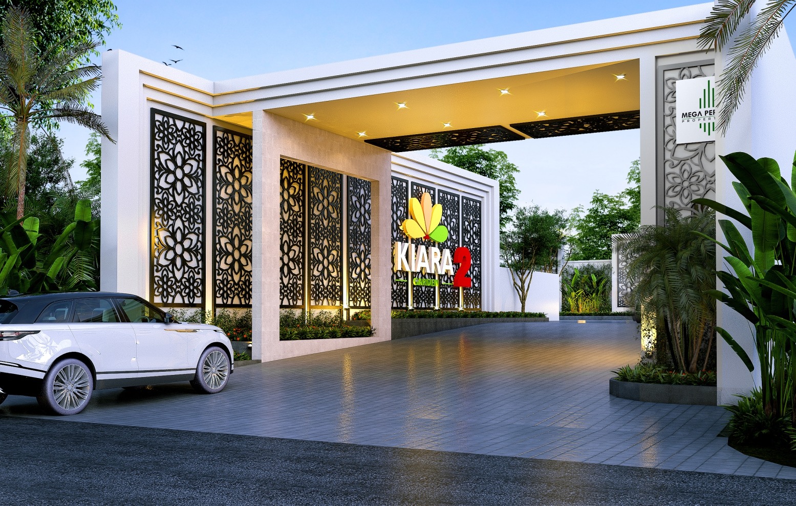 Desain Gerbang Cluster Modern Mr. H