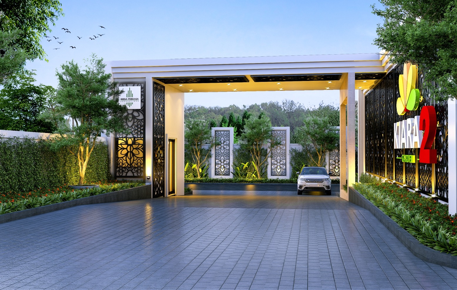 Desain Gerbang Cluster Modern Mr. H