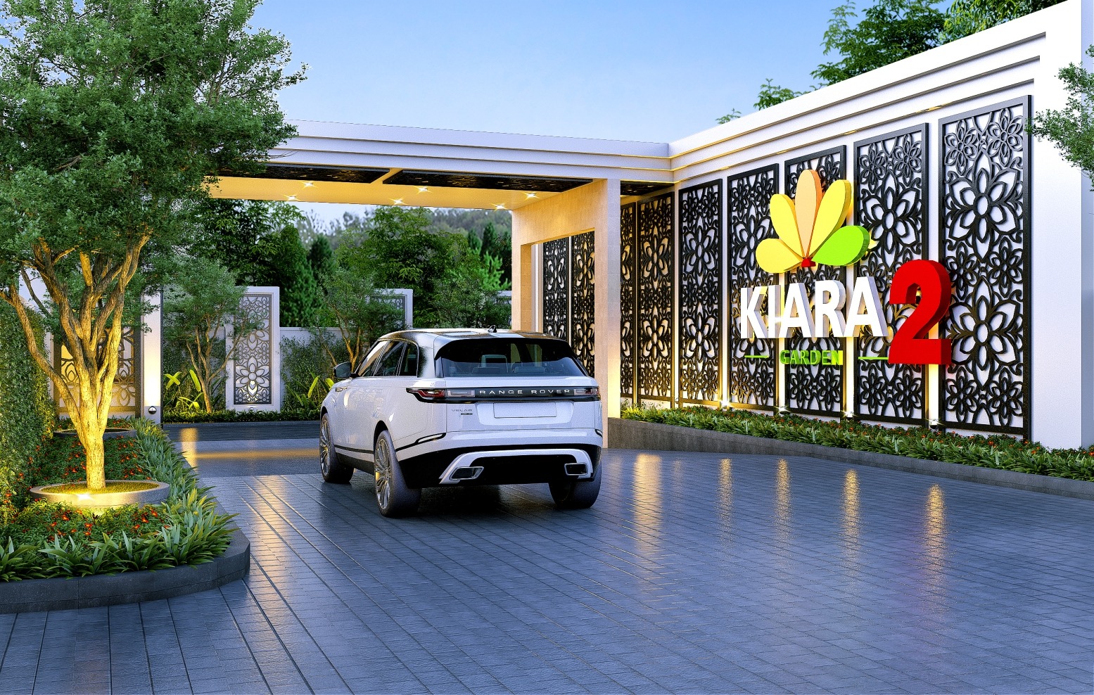 Desain Gerbang Cluster Modern Mr. H