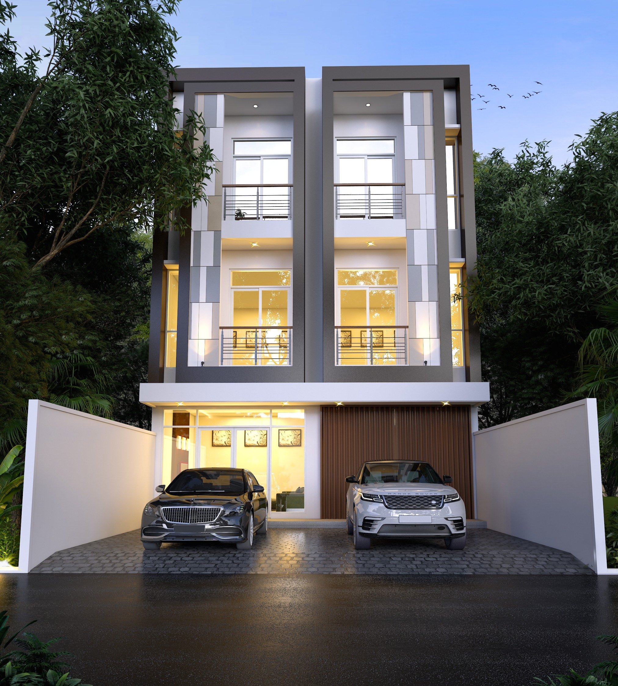 Desain Ruko Modern Mr. Y