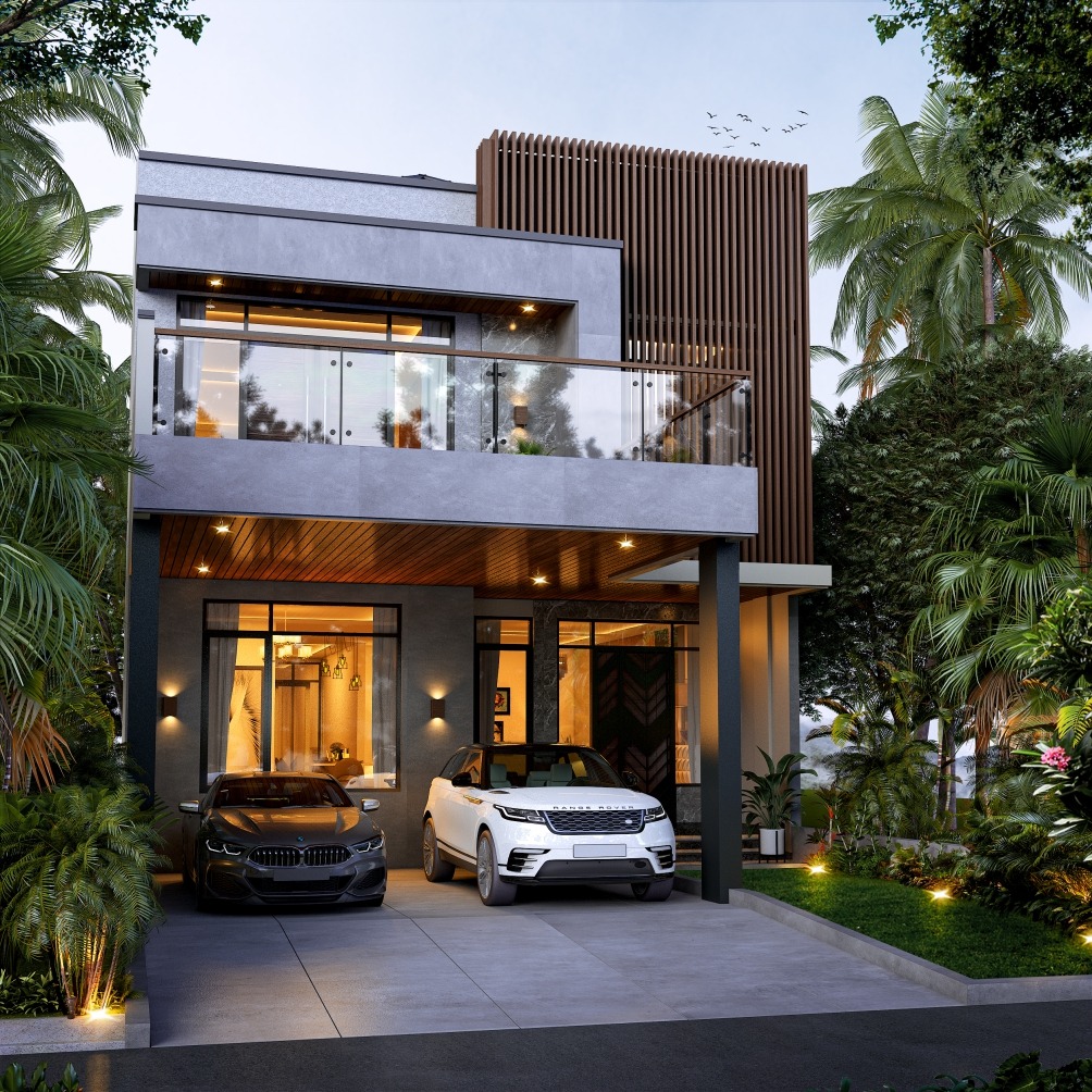 Desain Rumah Industrial Mr. D