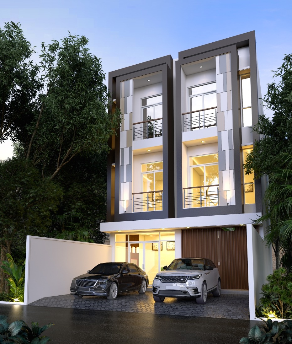 Desain Ruko Modern Mr. Y