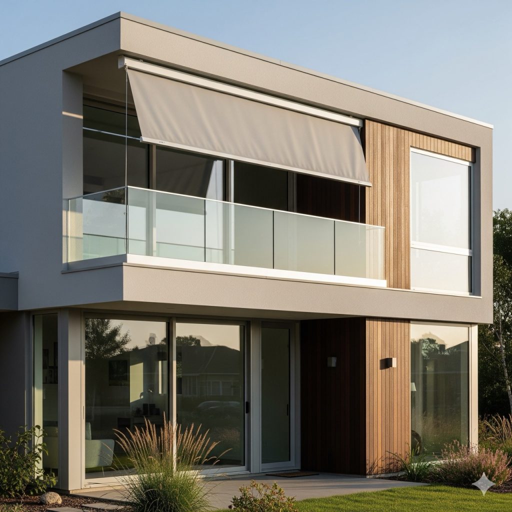 kanopi balkon model sliding