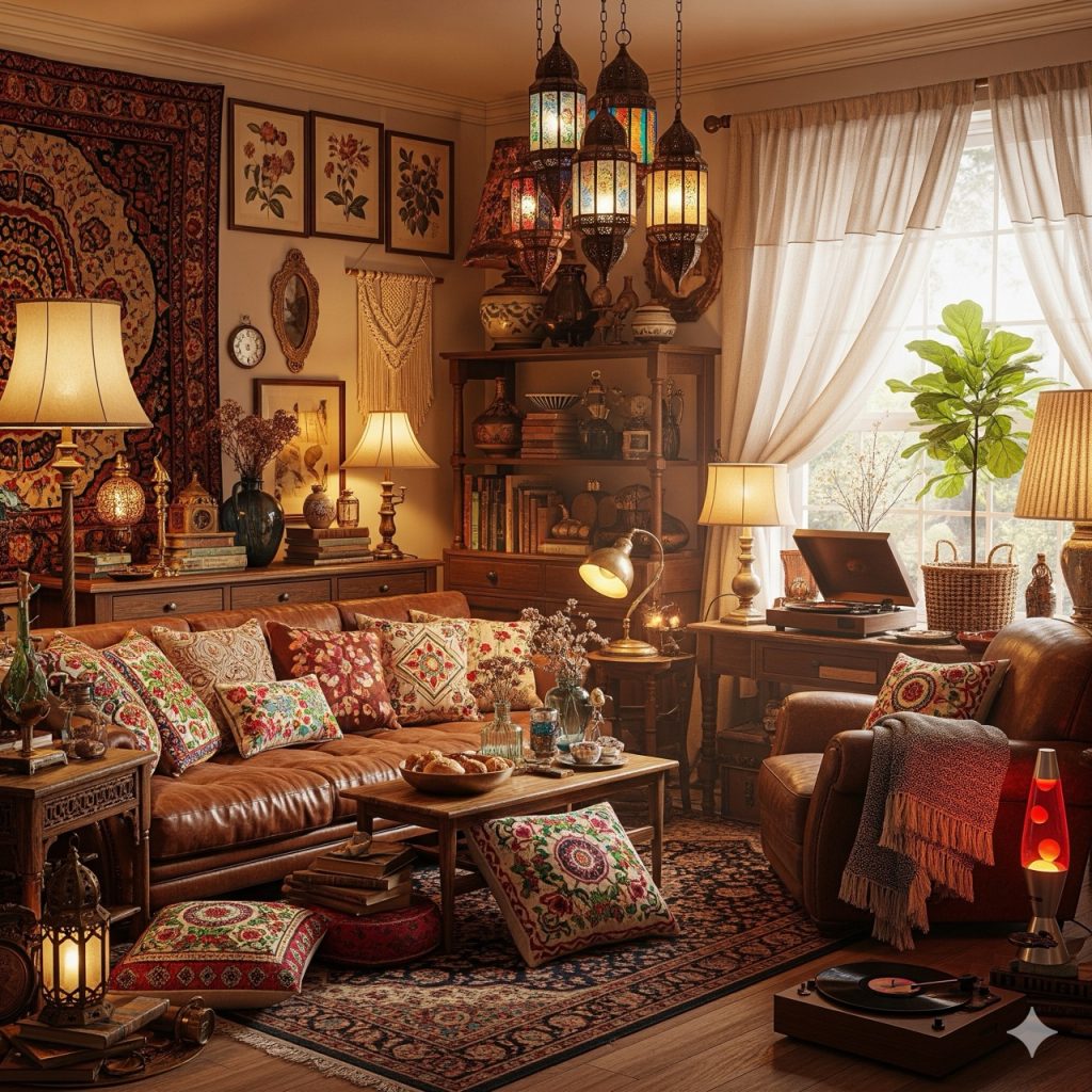bohemian livingroom