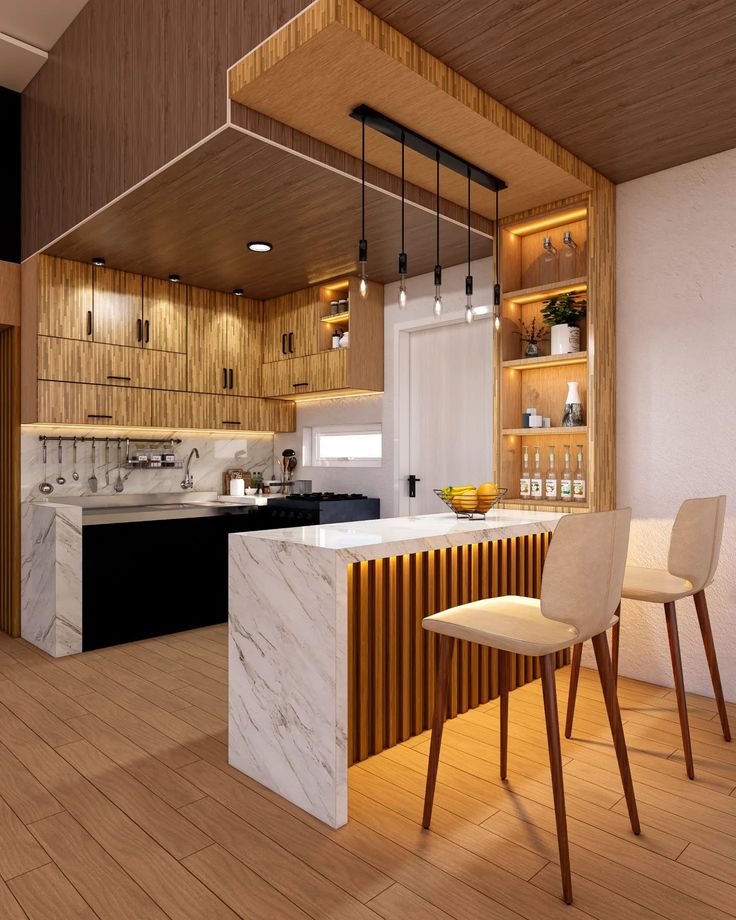 dapur nuansa kayu