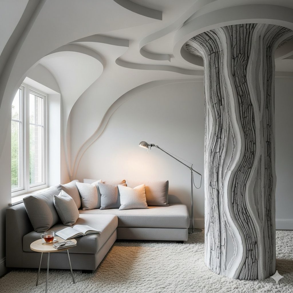 desain plafon gypsum unik