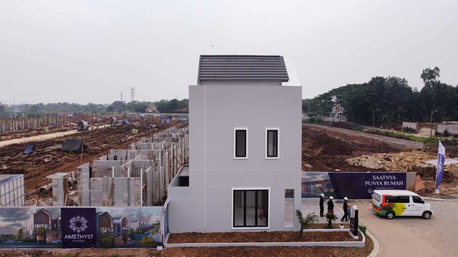 Pembangunan Rumah Contoh Cluster Amethys