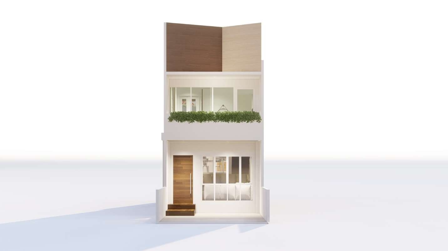 Desain Rumah 2 Lantai – Konsep Minimalis Adaptif terhadap Kontur