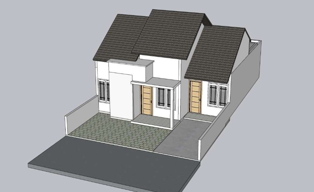 Desain Rumah Tumbuh 1 Lantai