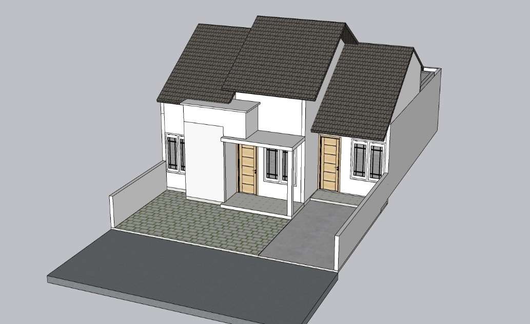 Desain Rumah Tumbuh 1 Lantai