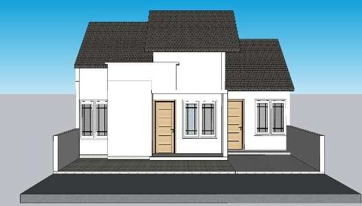 Desain Rumah Tumbuh 1 Lantai
