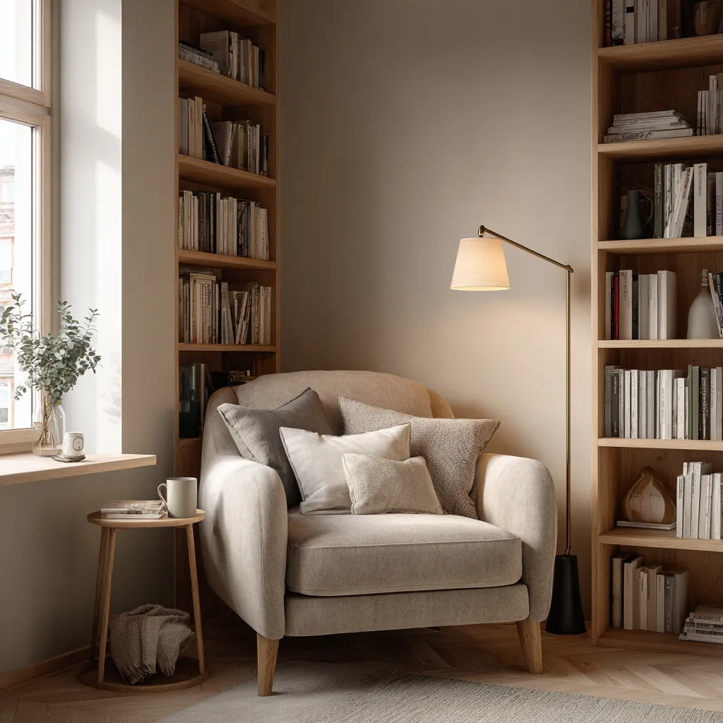 mini reading nook