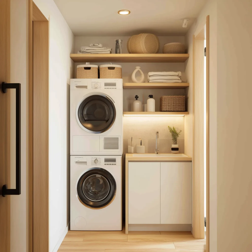 Desain Laundry Room Mungil : Solusi Space-Saving