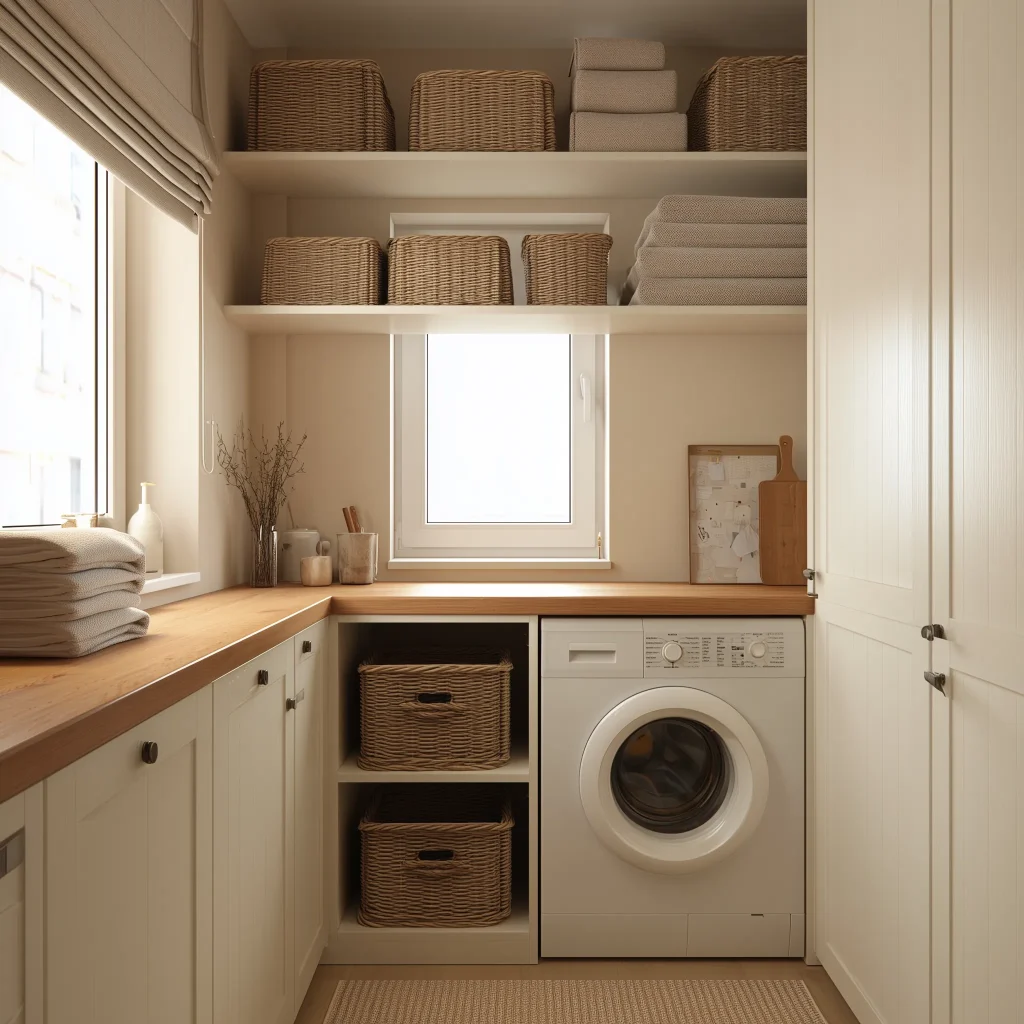 Desain Laundry Room Mungil : Solusi Space-Saving