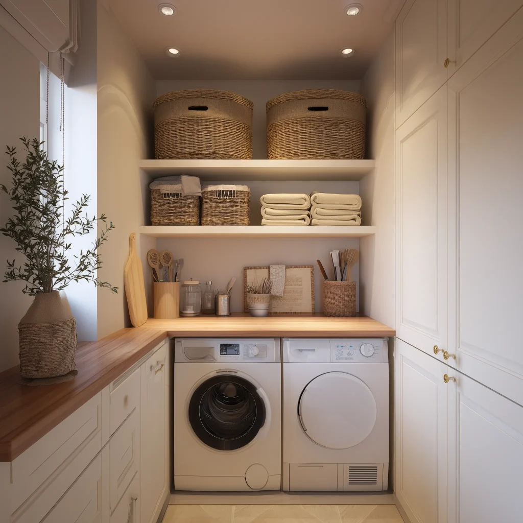 Desain Laundry Room Mungil : Solusi Space-Saving