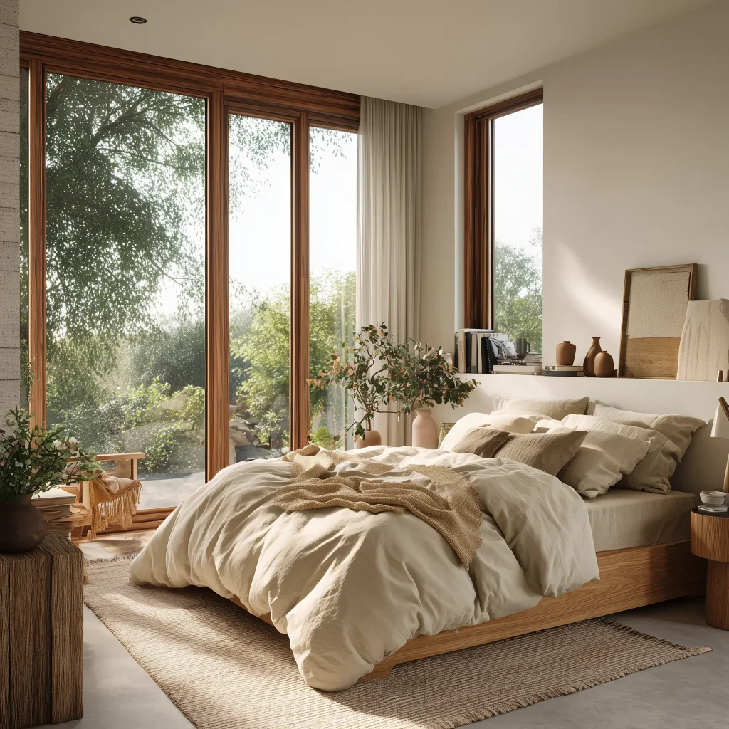 Inspirasi Kamar Tidur dengan Jendela Lebar: Terang & Sehat Alami
