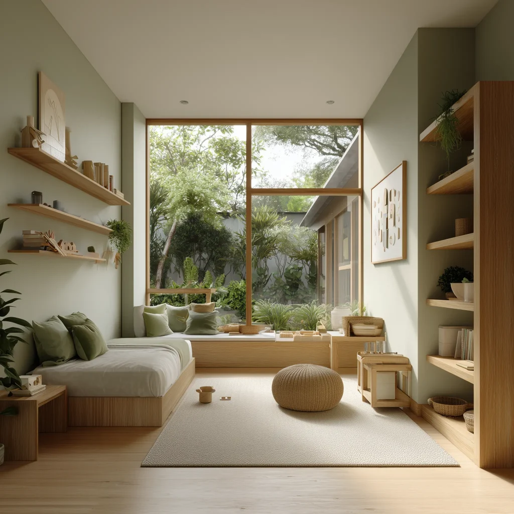 Inspirasi Desain Kamar Anak yang Aman & Kreatif Montessori Style