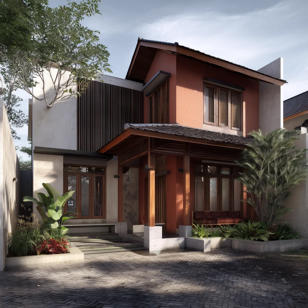 Desain Rumah dengan Nilai Lokal Tropical Nusantara