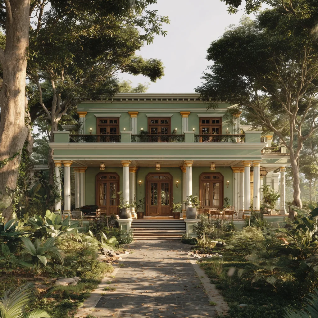 Bangun Semangat dari Rumah Colonial Revival