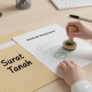 surat tanah dan kontrak kerjasama kontraktor