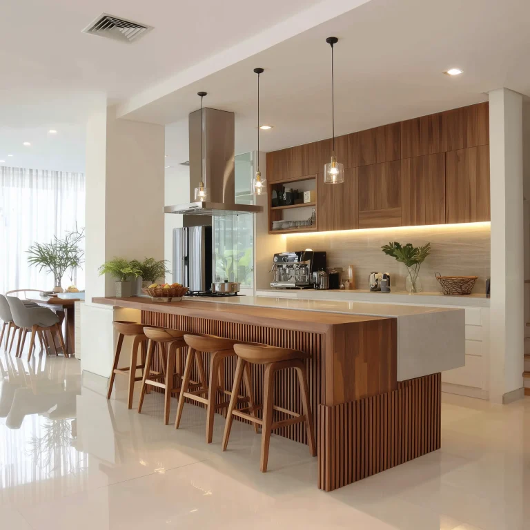 Desain Dining Bar Island 1