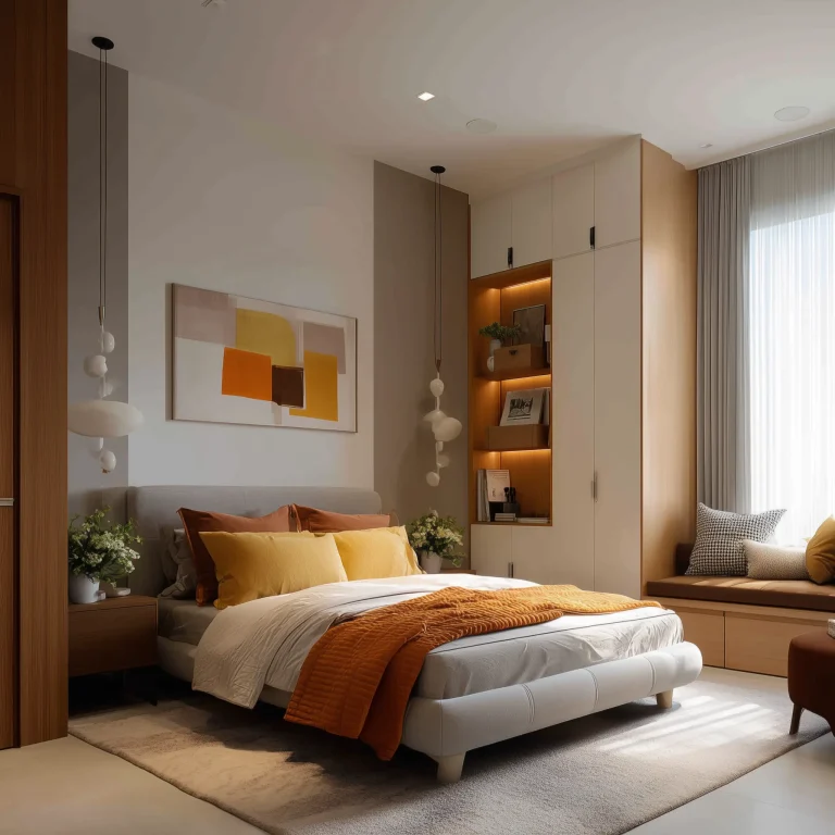 Desain Kamar Tidur Soft Modern 1