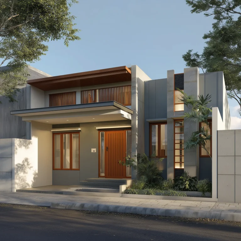 Desain Rumah Modern Clean Look 3