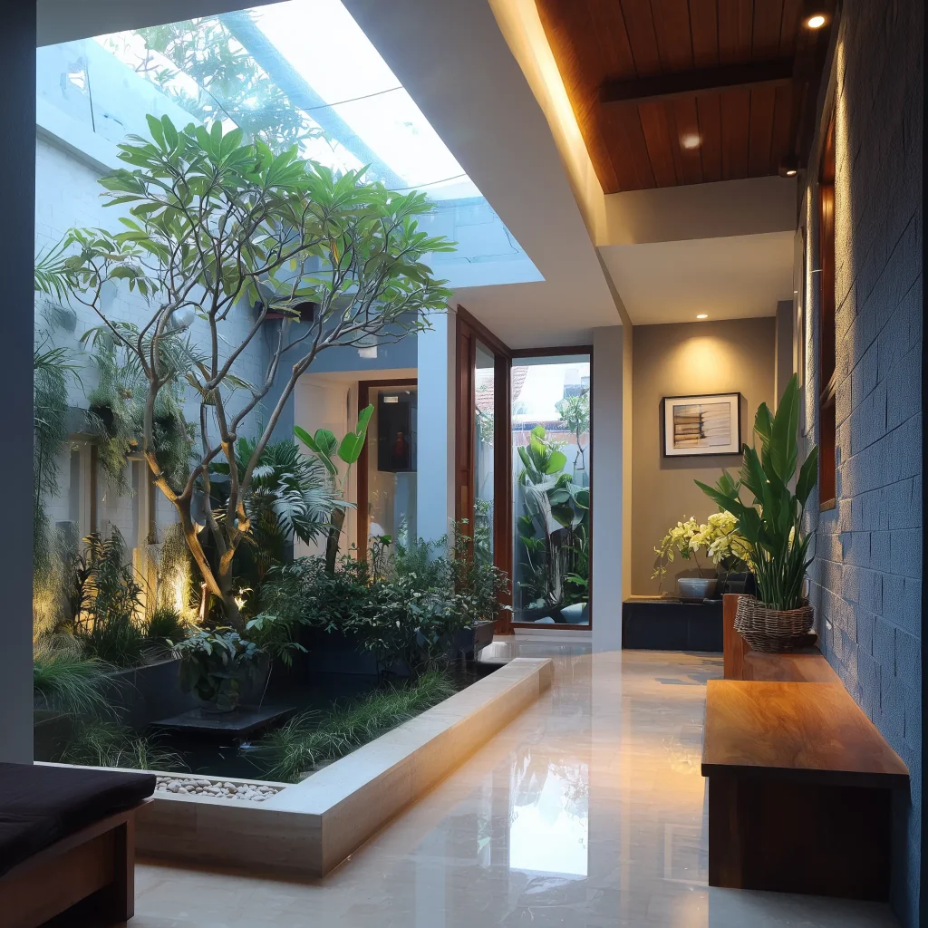 Desain Hallway Skylight Rumah: Koridor Jadi Oase Indoor yang Hidup